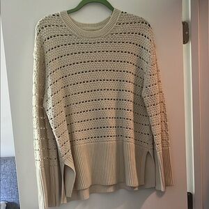 Cream Knit Women's Sweater